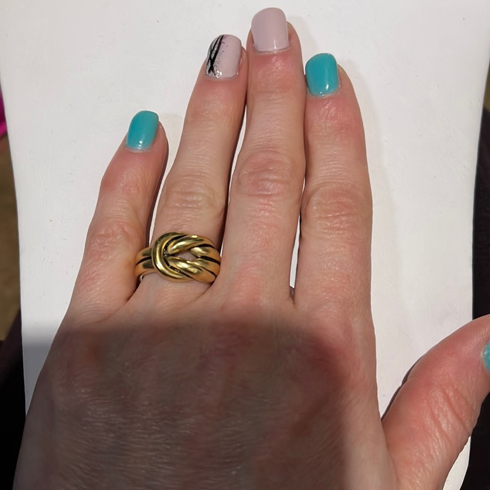 Gold in color ring